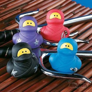 Ninja Rubber Duck, $1.95