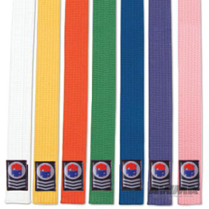 tying karate belts