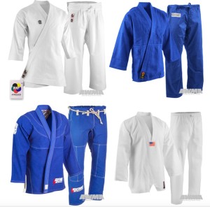 martial arts uniforms difference