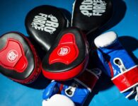 training gear and hand targets